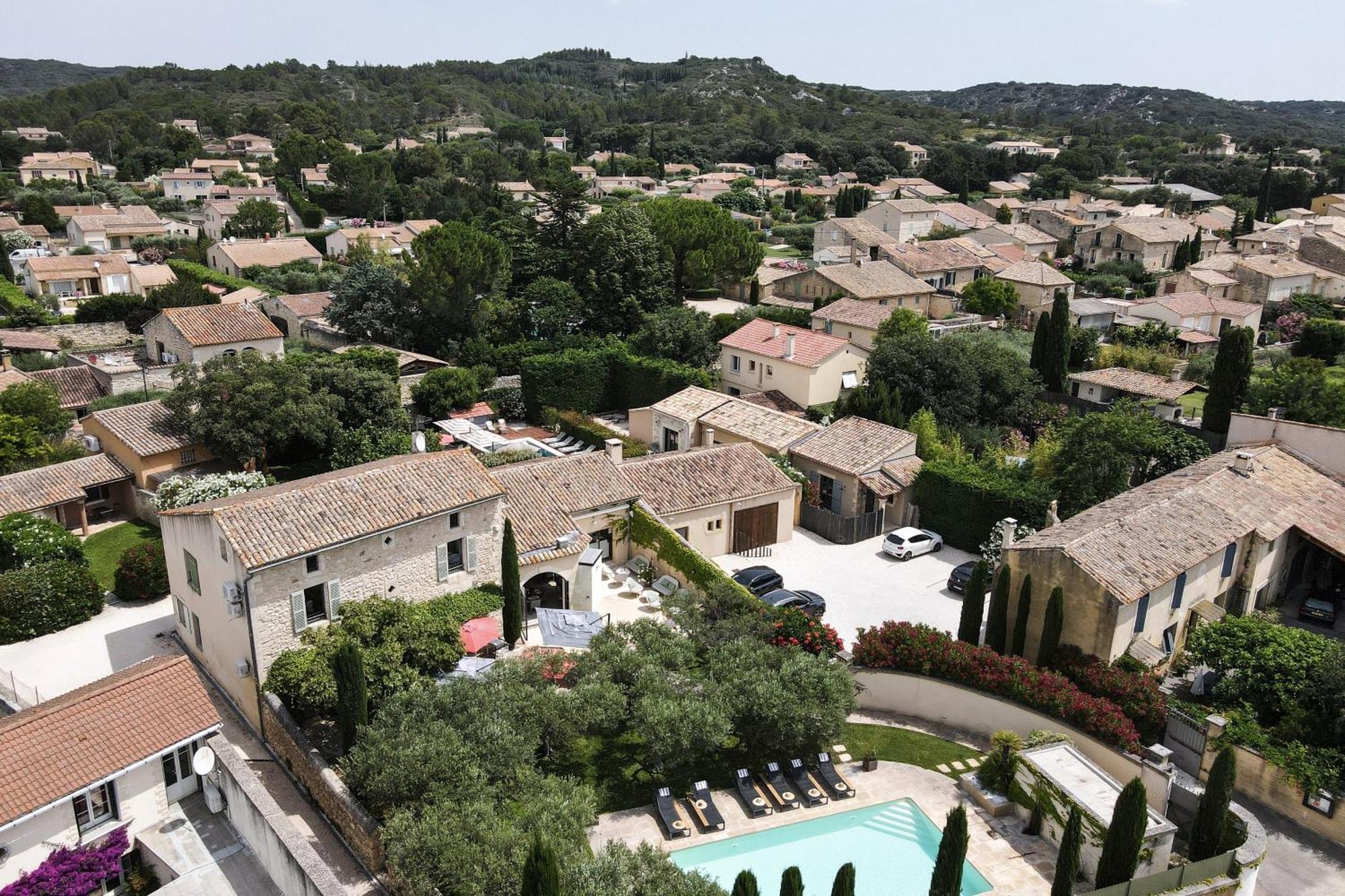 La Belle Vie Hotel Saint-Hilaire-dʼOzilhan Esterno foto