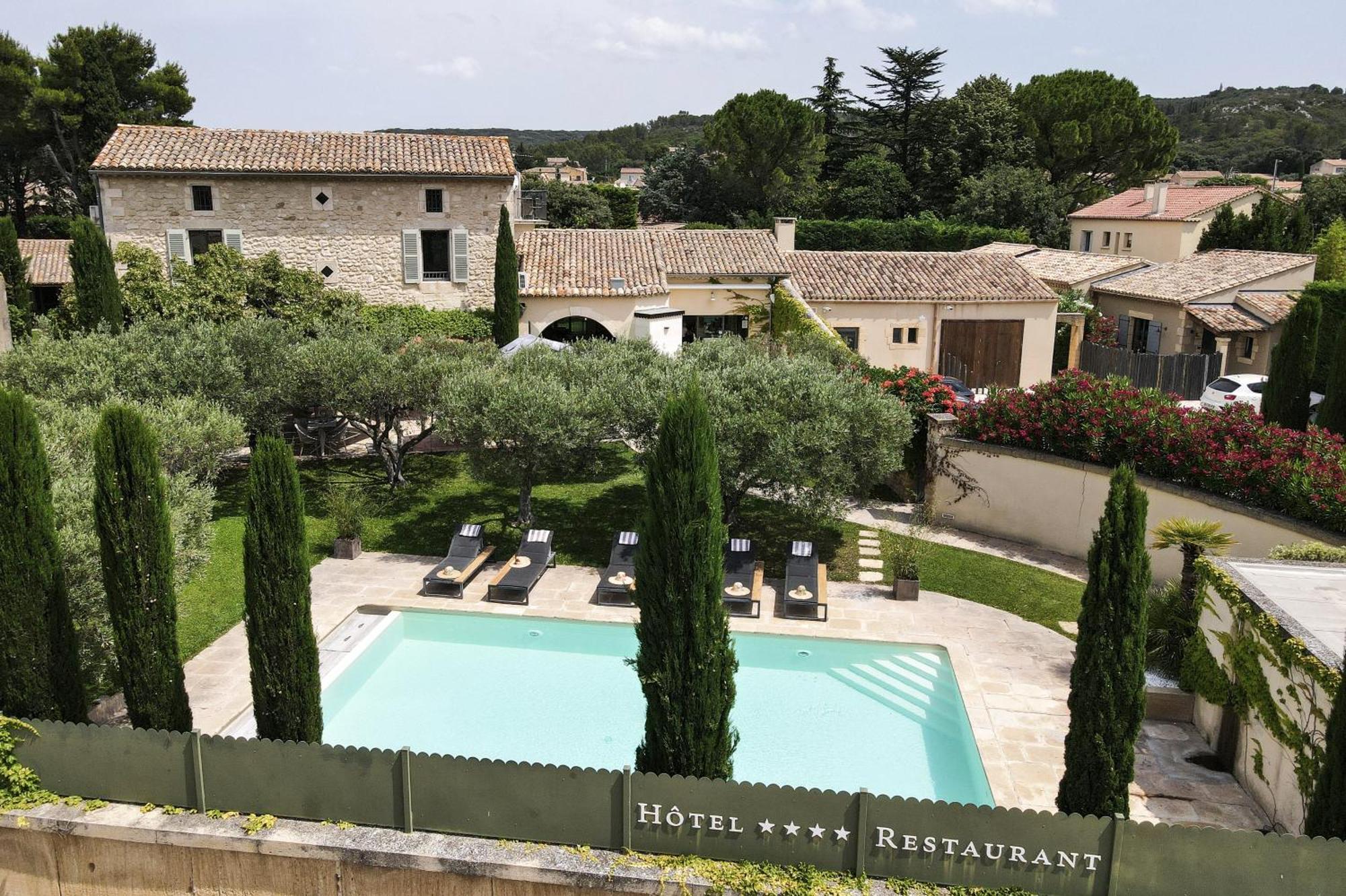 La Belle Vie Hotel Saint-Hilaire-dʼOzilhan Esterno foto