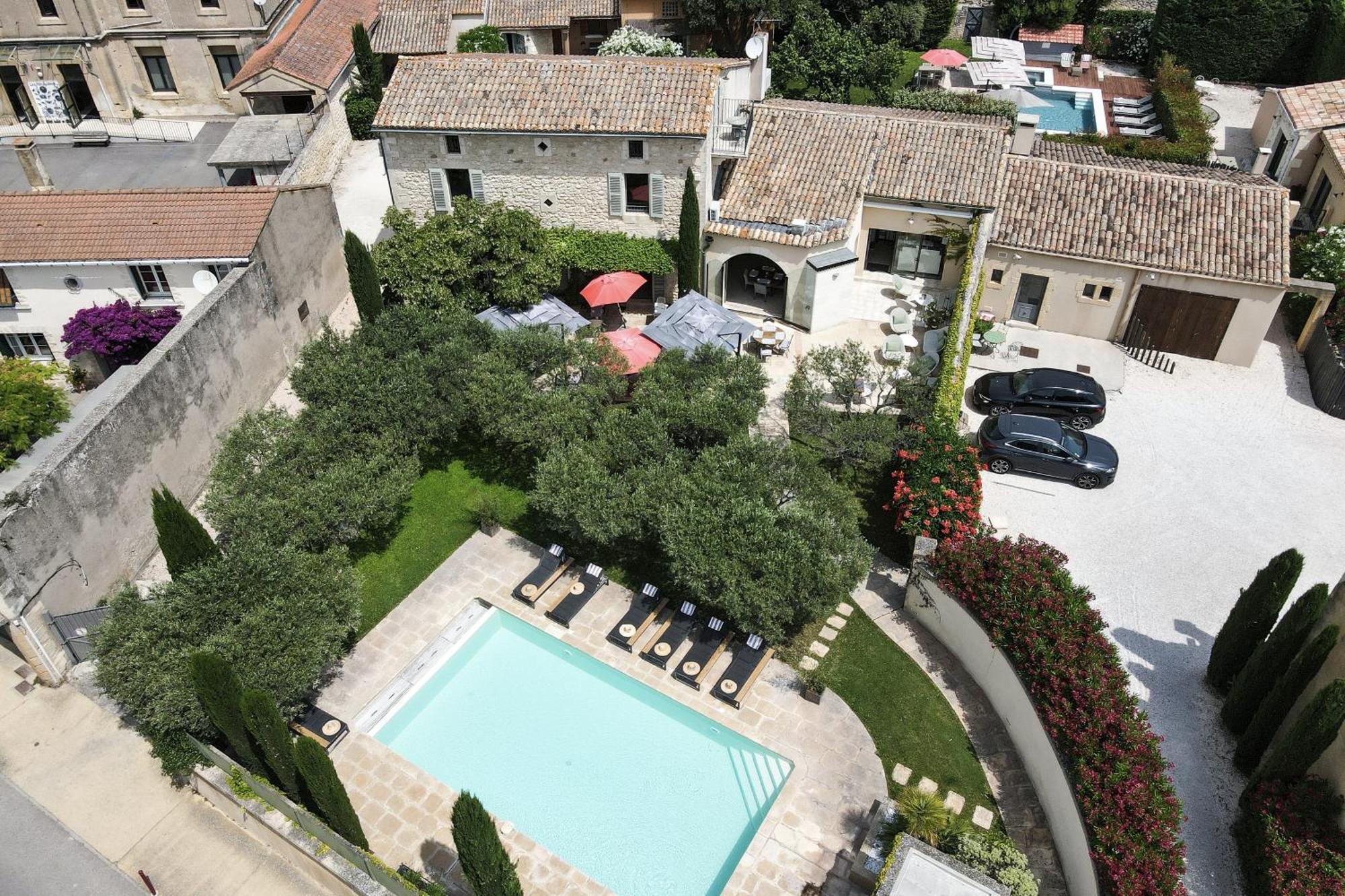 La Belle Vie Hotel Saint-Hilaire-dʼOzilhan Esterno foto