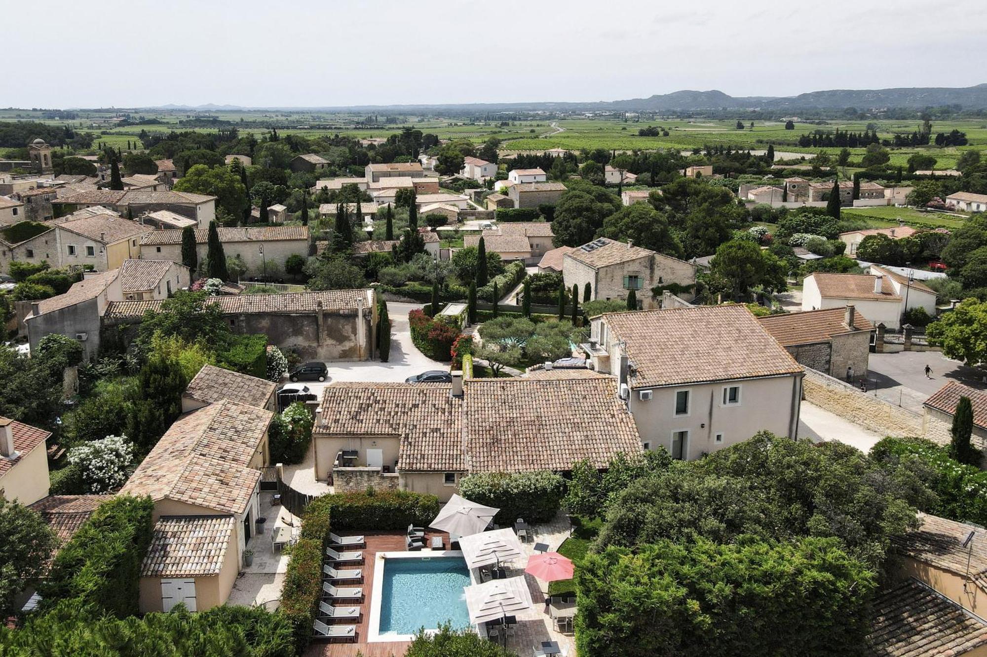 La Belle Vie Hotel Saint-Hilaire-dʼOzilhan Esterno foto