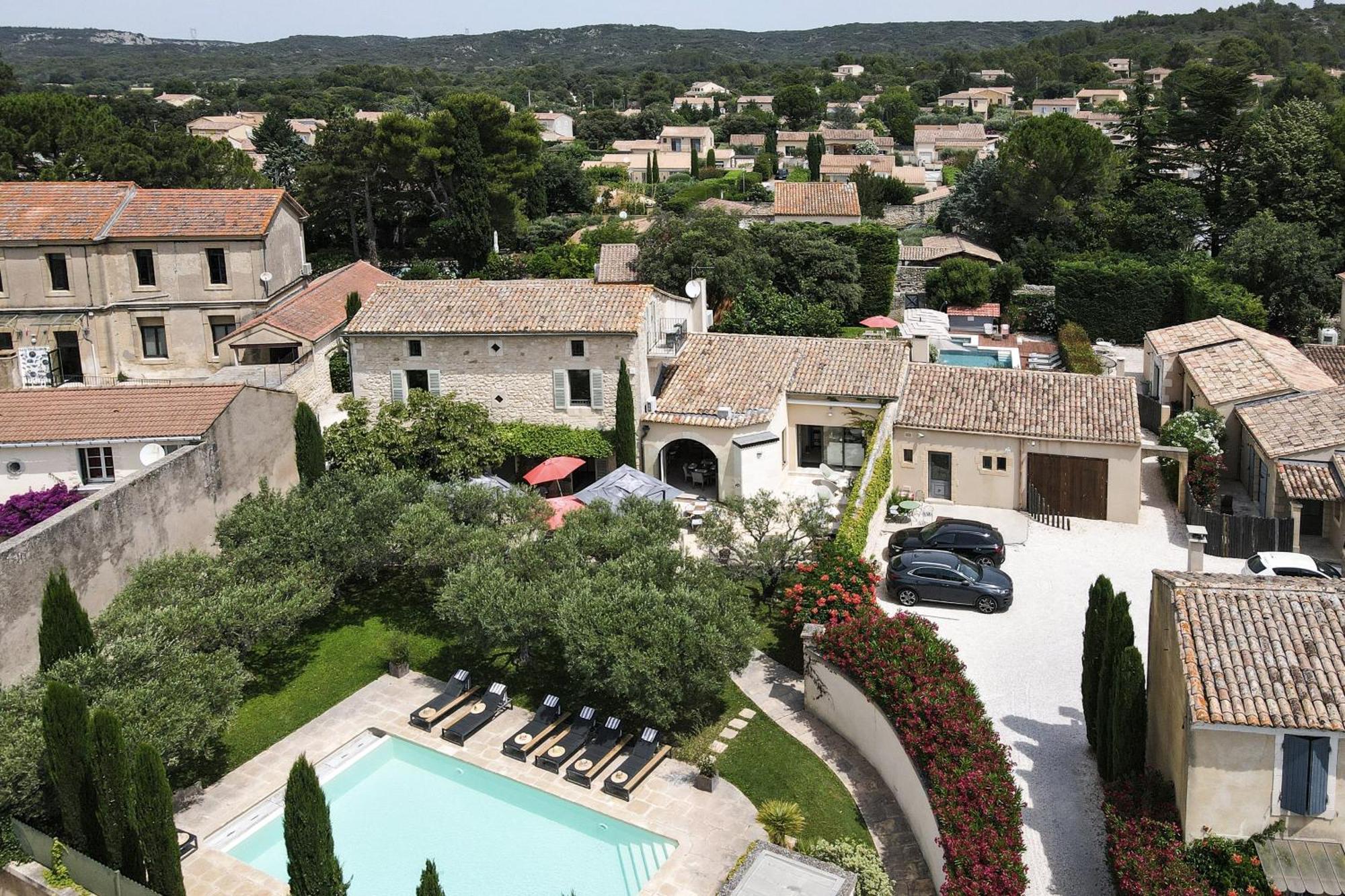 La Belle Vie Hotel Saint-Hilaire-dʼOzilhan Esterno foto