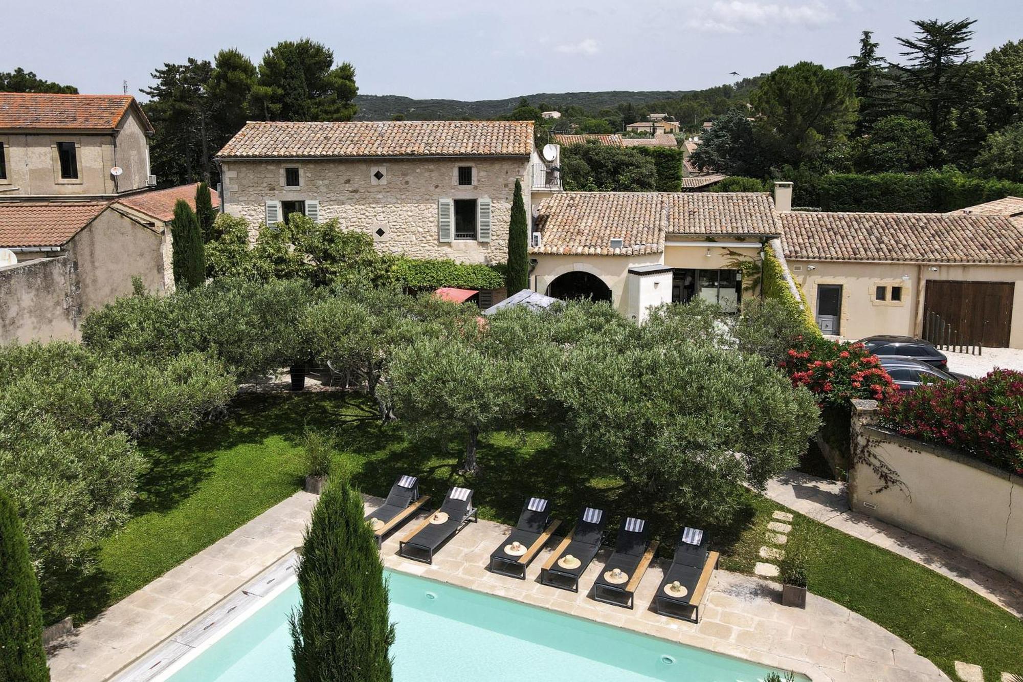 La Belle Vie Hotel Saint-Hilaire-dʼOzilhan Esterno foto